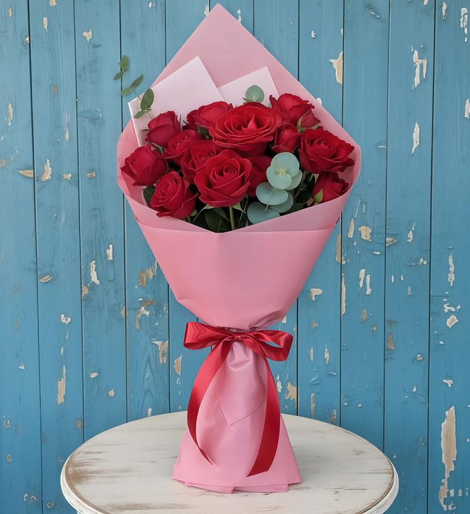 Букет цветов из: Розы в Луковской