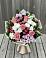 Букет цветов из: Альстромерии, Гвоздики, Розы и Хризантемы в Луковской