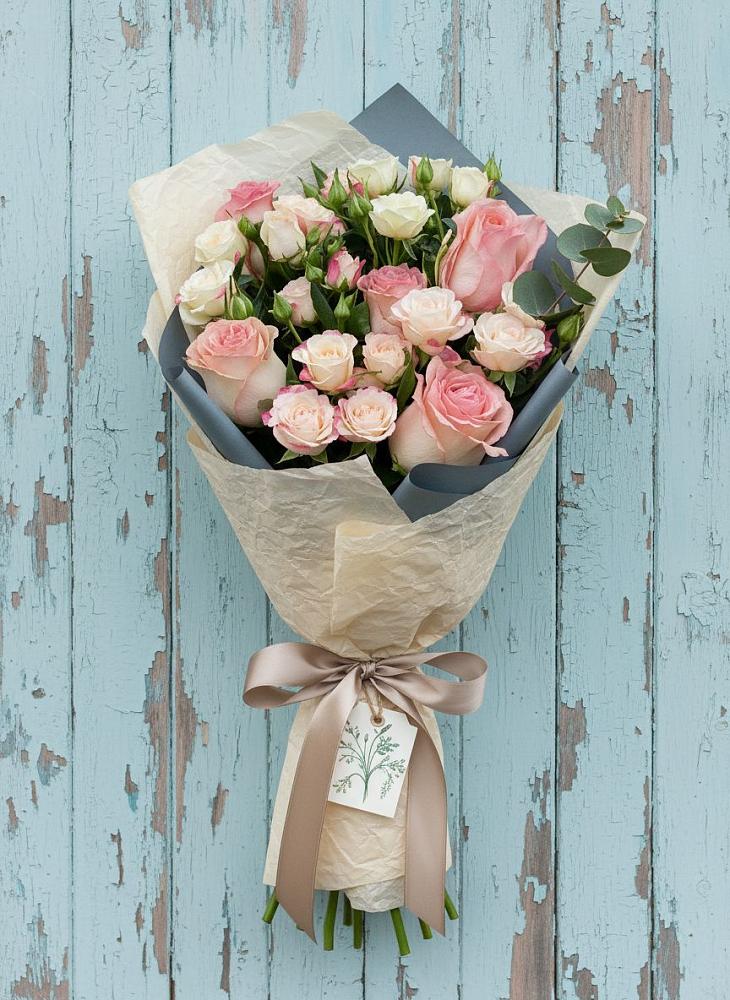 Букет цветов из: Розы в Луковской