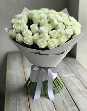 Букет 35 Белых роз в Луковской