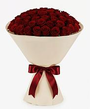 Букет 101 Бордовая роза Блэк Бакарра в Луковской