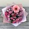 Букет цветов из: Розы, Герберы и Хризантемы в Луковской