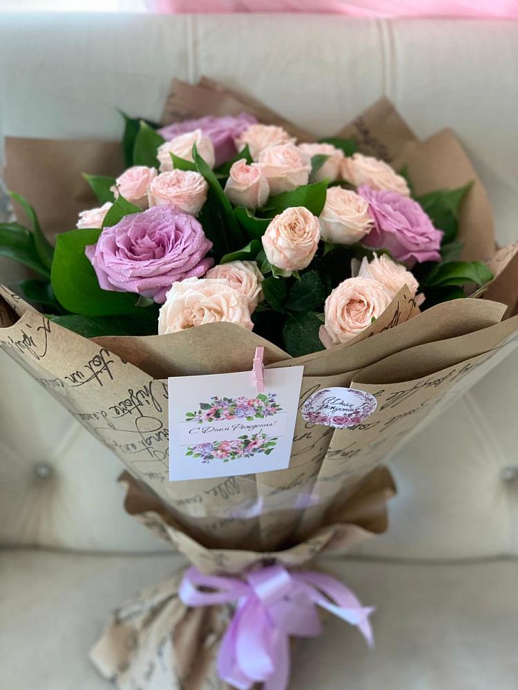 Букет цветов из: Розы в Луковской