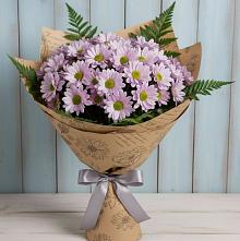 Букет цветов из:  Хризантемы в Луковской