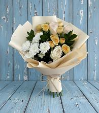 Букет цветов из:  Розы и Хризантемы в Луковской
