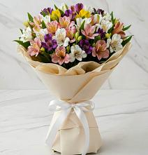 Букет цветов из:  Альстромерии #REPLACE_PRED# Луковской
