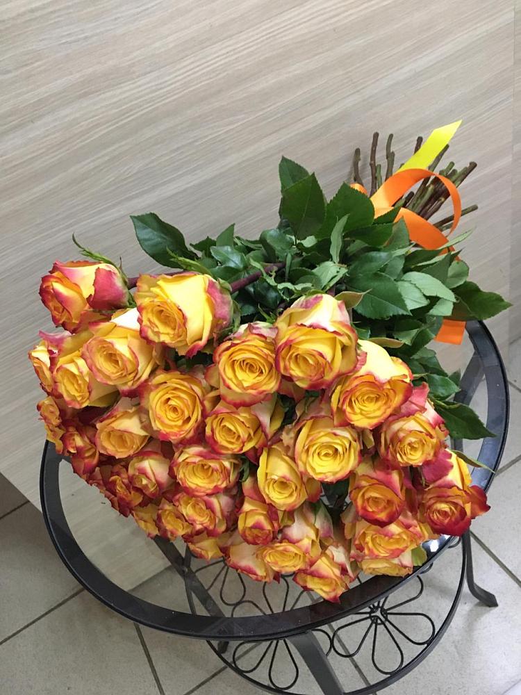 Букет Желтые розы в Луковской