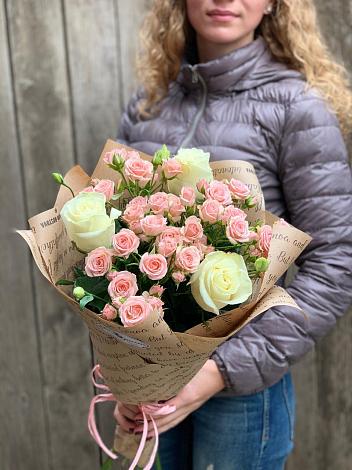 Букет цветов из: Розы в Луковской