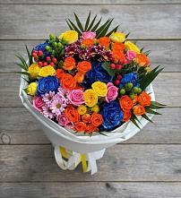 Букет цветов из:  Розы и Хризантемы в Луковской