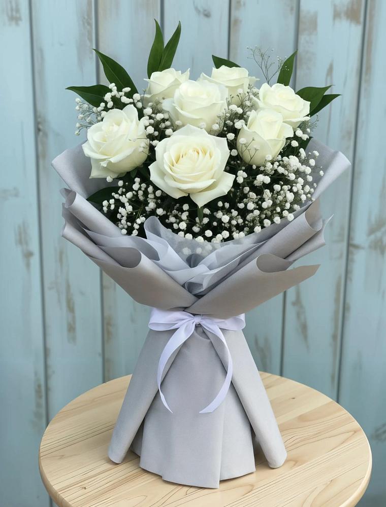 Букет цветов из: Розы в Луковской