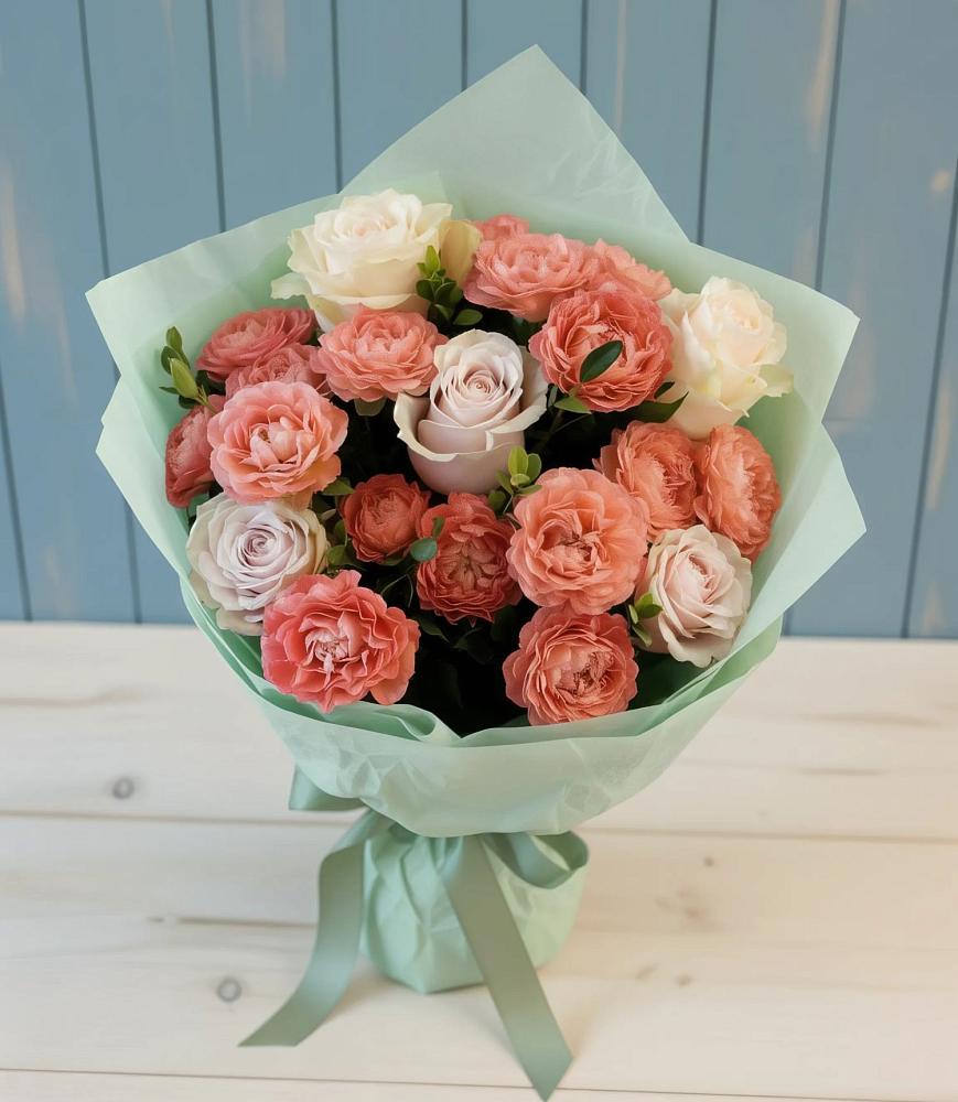 Букет цветов из: Розы в Луковской