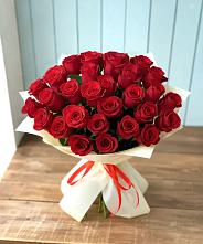 Букет 29 Красных роз в Луковской