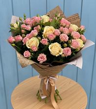 Букет цветов из:  Розы в Луковской