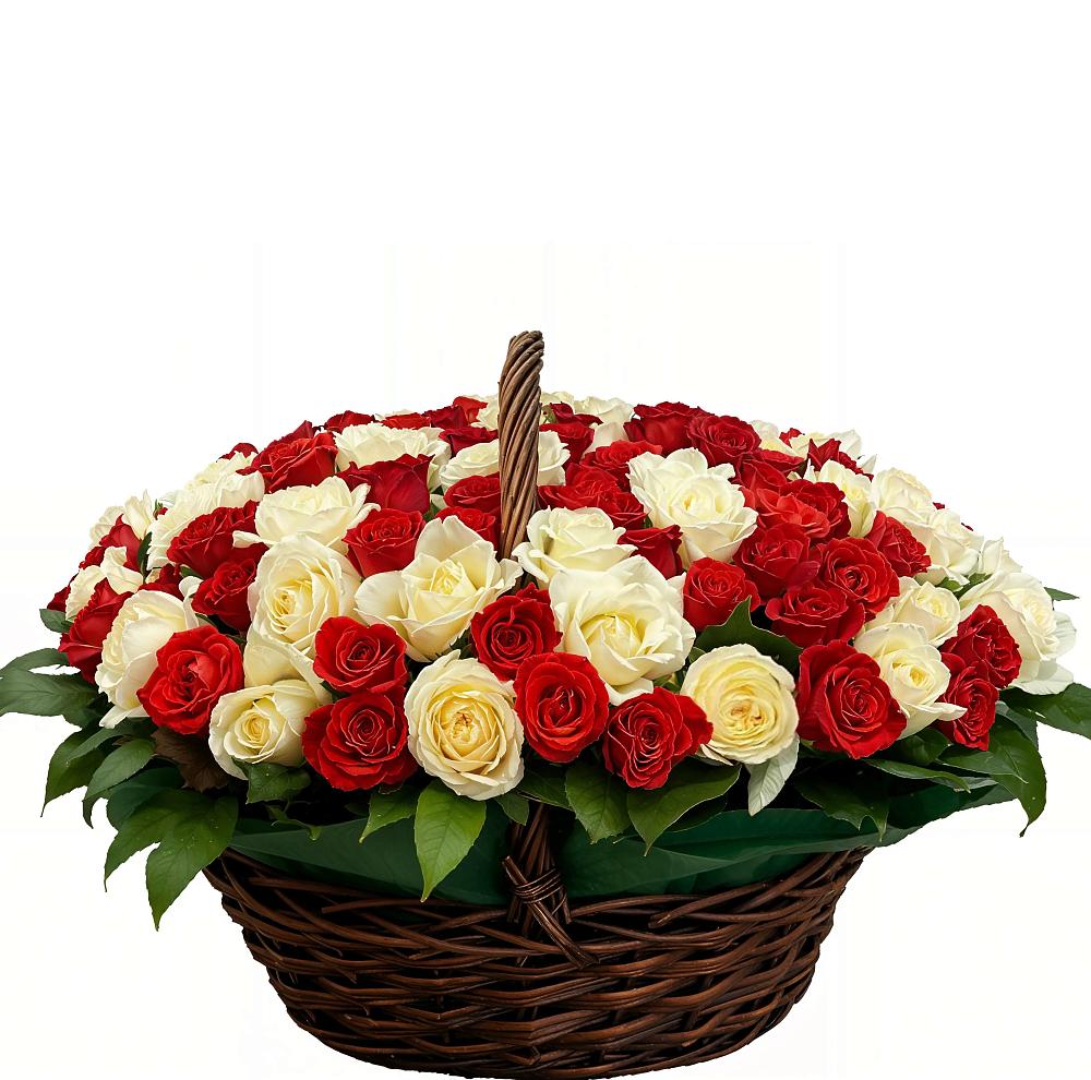 Премиум букет из: Розы в Луковской