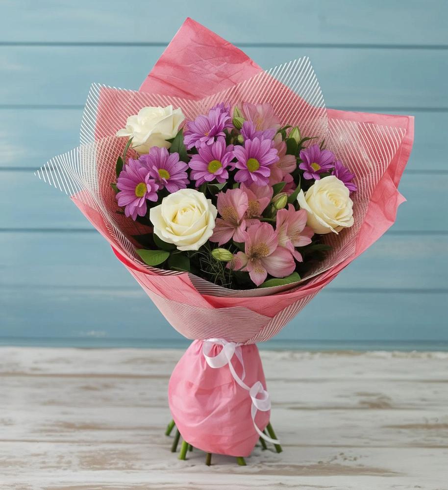Букет цветов из: Герберы в Луковской