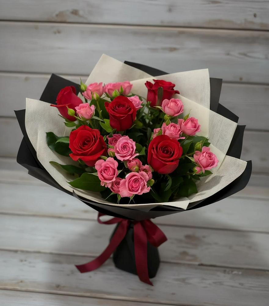 Букет цветов из: Розы в Луковской