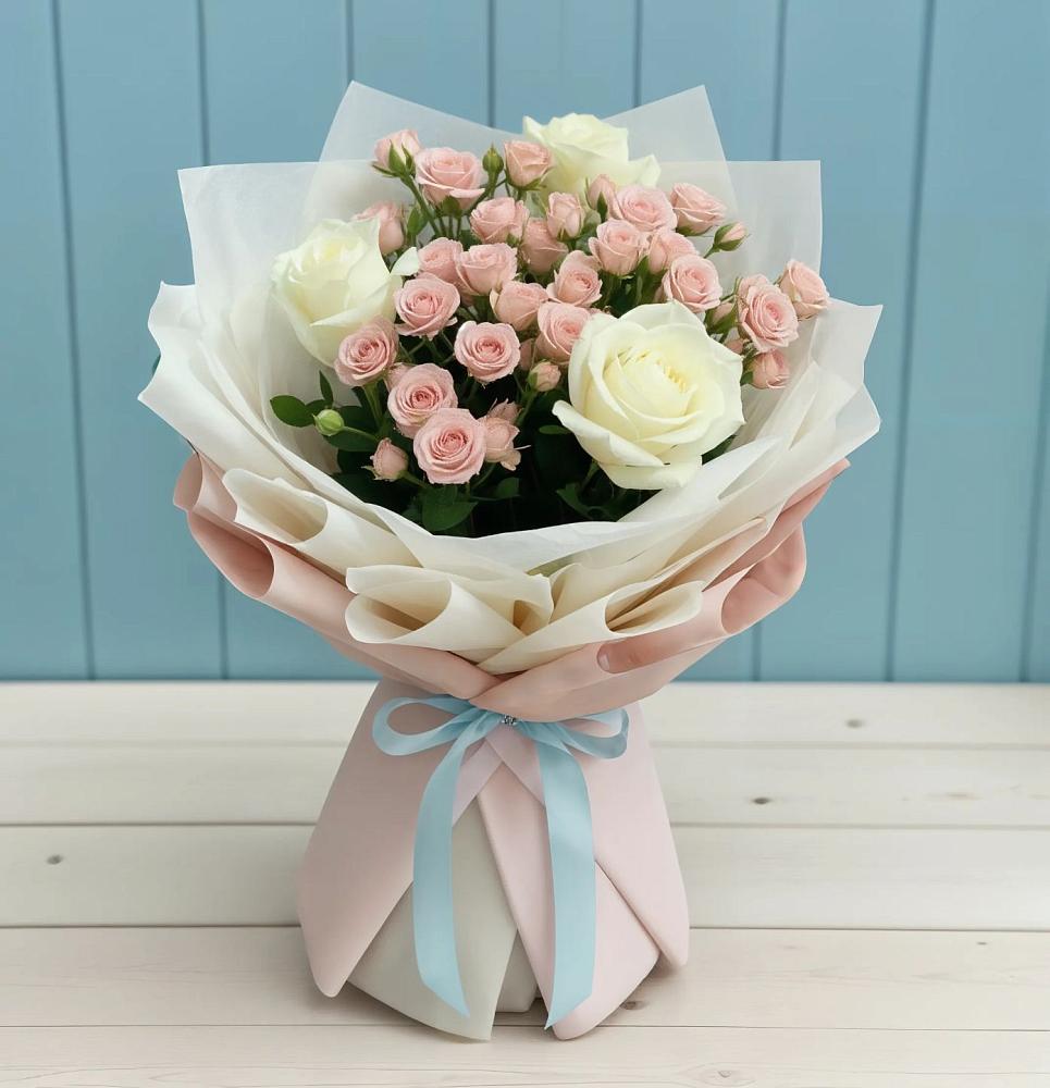 Букет цветов из: Розы в Луковской