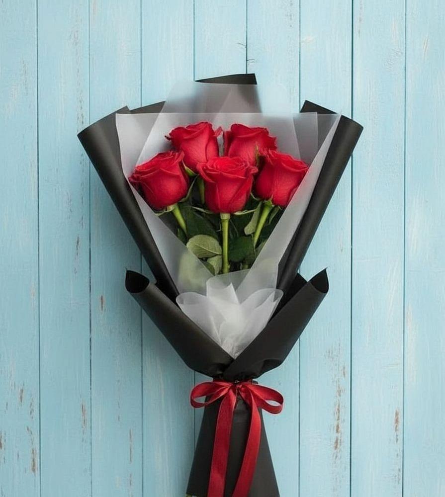 Букет цветов из: Розы в Луковской