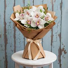 Букет цветов из:  Орхидеи и Розы в Луковской