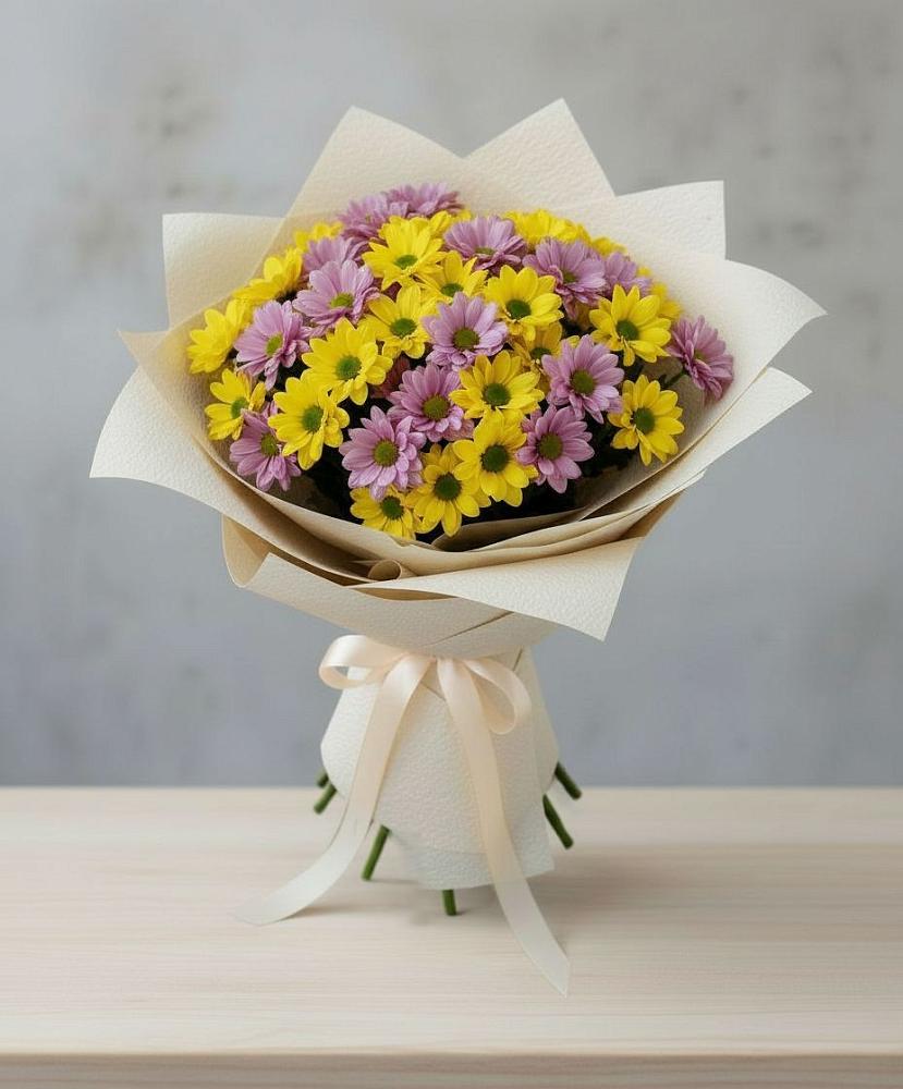 Букет цветов из: Хризантемы в Луковской
